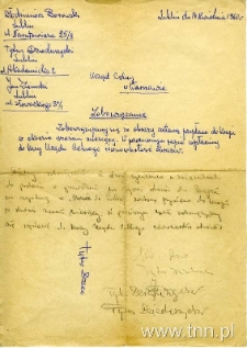 Zobowiązanie członk&oacute;w Grupy Zamek do powrotu obraz&oacute;w z wystawy w Paryżu