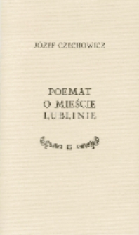 Poemat o mieście Lublinie