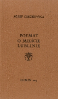 Poemat o mieście Lublinie