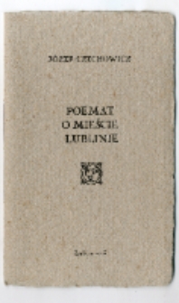Poemat o mieście Lublinie