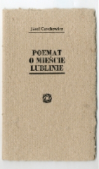 Poemat o mieście Lublinie
