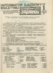 Informator Zjazdowy Biuletynu MKZ NSZZ "Solidarność", Region Środkowo-Wschodni w Lublinie