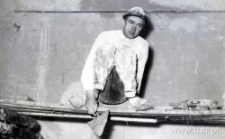 Włodzimierz Borowski na budowie