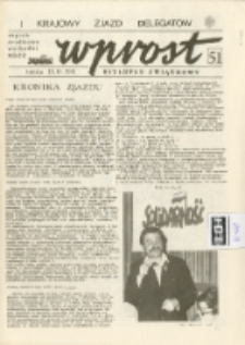 "Wprost" - biuletyn związkowy, Region Środkowo-Wschodni NSZZ "Solidarność".