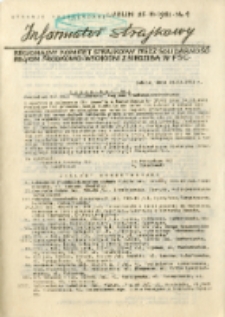 "Informator Strajkowy" - Regionalny Komitet Strajkowy NSZZ "Solidarność" Region Środkowo-Wschodni z Siedzibą w FSC, Lublin