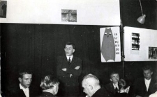 Jerzy Ludwiński podczas wykładu w Lublinie