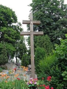 Krzyż przy cmentarzu na ulicy Kleeberga w Lublinie