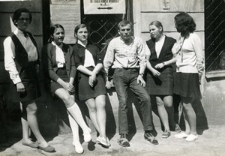 Uczniowie Państwowego Liceum Sztuk Plastycznych w czerwcu 1969 roku