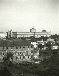 Widok na Zamek i dzielnicę żydowską w Lublinie