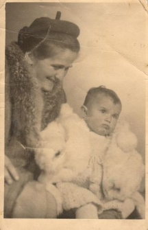 Hanna Bocheńska (z d. Grygowa) z c&oacute;rką Elżbietą Bocheńską