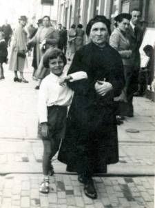 Jerzy Ludwiński z Babcią