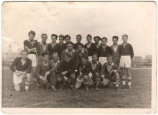 Zawodnicy drużyny piłkarskiej