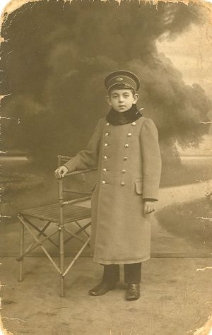 Eugeniusz Szymański w okresie nauki w gimnazjum w Warszawie