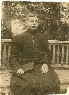 Eugeniusz Szymański podczas pobytu w seminarium duchownym w Żytomierzu