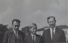 Michał Fijałka z synem Grzegorzem i J&oacute;zefem Turowskim ps. "Ziuk"