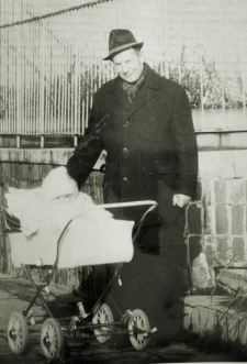 Michał Fijałka z wnukiem Krzysztofem