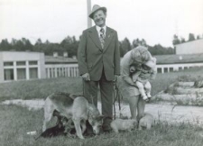 Michał Fijałka z córką Marią i wnukiem Krzysztofem