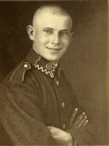 Portret Michała Fijałki przed przysięgą wojskową