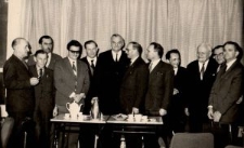 Uczestnicy spotkania z okazji rocznicy odbicia więźni&oacute;w z więzienia w Pińsku