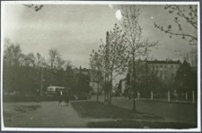 Aleje Racławickie. Widok w kierunku Krakowskiego Przedmieścia