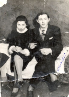 Trachtenberg Chaja (Helena) nee Wajs with friend in Lublin; 1938