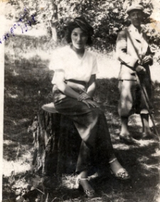 Chaja (Helena) Trachtenberg z domu Wajs w Nałęczowie; 1937