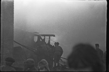 Pożarzysko zasnute dymem