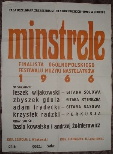 Zespół Minstrele - finaliści Ogólnopolskiego Festiwalu Muzyki Nastolatków