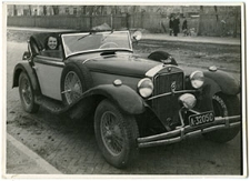 Wanda Kopczyńska w Mercedesie