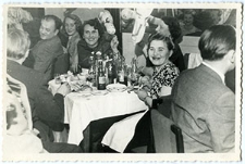 Wanda Kopczyńska na rodzinnym bankiecie sylwestrowym