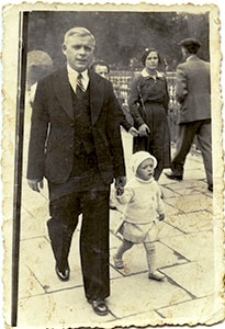 Stefan Siwek z córką Wiesławą