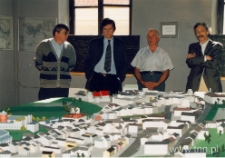 Odbi&oacute;r makiety lubelskiego Starego Miasta 1999 IX 20