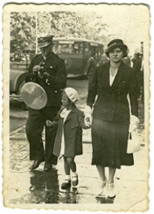 Maria Pietraszewicz z ciocią Marią Niedziałkowską