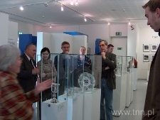 Uczestnicy projektu "Życie Żydów w Europie" podczas zwiedzania Judisches Museum Westfalen w Dorsten