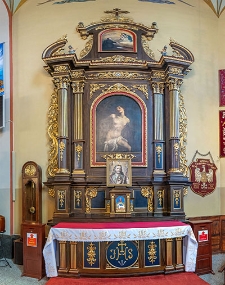 Ołtarz św. Sebastiana - kościół p.w. św. Stanisława Biskupa Męczennika w Łańcucie