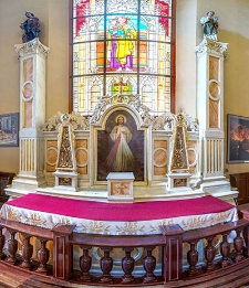 Ołtarz Bożego Miłosierdzia - kościół p.w. św. Stanisława Biskupa Męczennika w Łańcucie