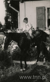 Mirosław Derecki na koniku Baśka