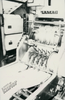 Lubelskie Zakłady Graficzne. Maszyna falcująca