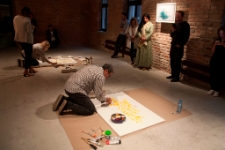 Irańsko-polski performance malarstwa kaligraficznego