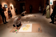 Irańsko-polski performance malarstwa kaligraficznego