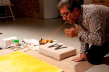 Irańsko-polski performance malarstwa kaligraficznego