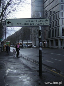 Sarcelles pod Paryżem, nieopodal Biblioteki im. Anny Langfus