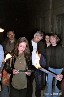 Podczas Festiwalu Schulzowskiego w Drohobyczu, 2004, fot. Z. Milczarek