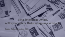 Neta Żytomirska-Avidar, Historia zapisana w listach.