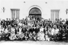 Uczestnicy kursu nauczycielskiego w Puławach