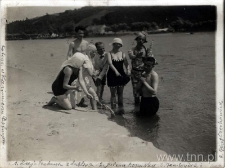 Józef Czechowicz z przyjaciółmi w Kazimierzu Dolnym