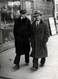 Leon Szefler z kuzynem Lasotą