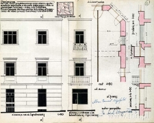 Plan domu przy ul. Cyruliczej 1/ Lubartowskiej 7 (obecnie 33)
