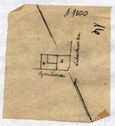 Plan domu przy ul. Cyruliczej 1/ Lubartowskiej 7 (obecnie 33)