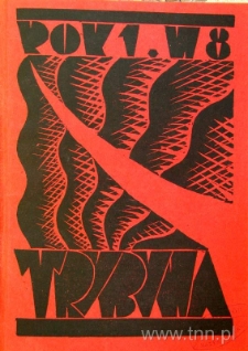 Okładka numeru 8 czasopisma "Trybuna"